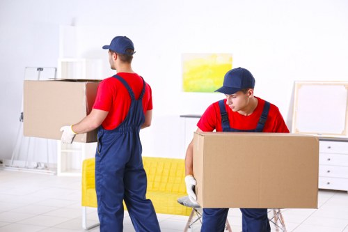 Removal team preparing a home move in Queenspark