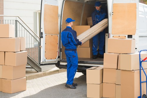 Selfstorage Queenspark facility entrance with safety-focused storage environment