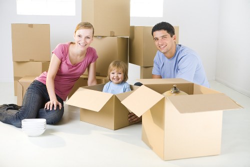 Preparing boxes and furniture for a house removal in Queenspark