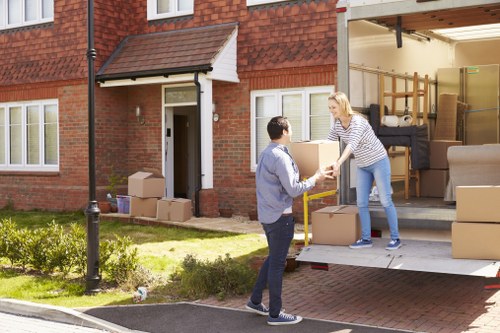 Careful handling of office furniture and equipment during a local move