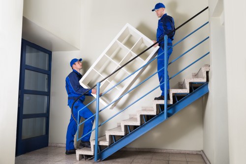 Careful handling of large and fragile items during a Queenspark flat relocation
