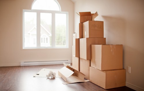 Local Queenspark family preparing items for short-term household storage