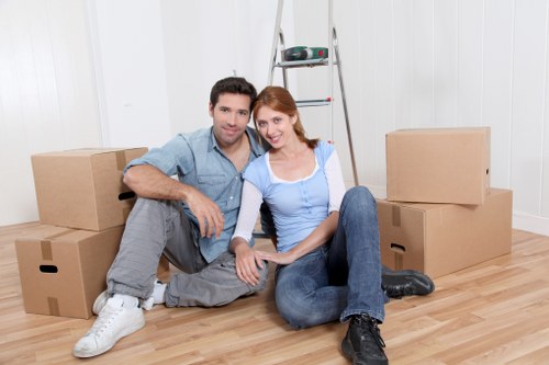Queenspark home removal with van access and loading