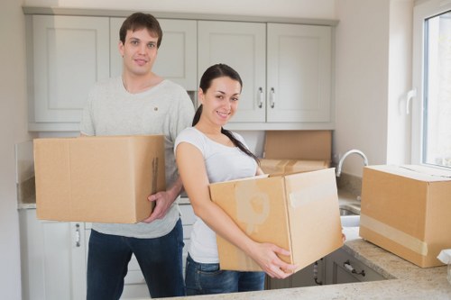 Loading belongings into a local long-term storage unit in Queenspark